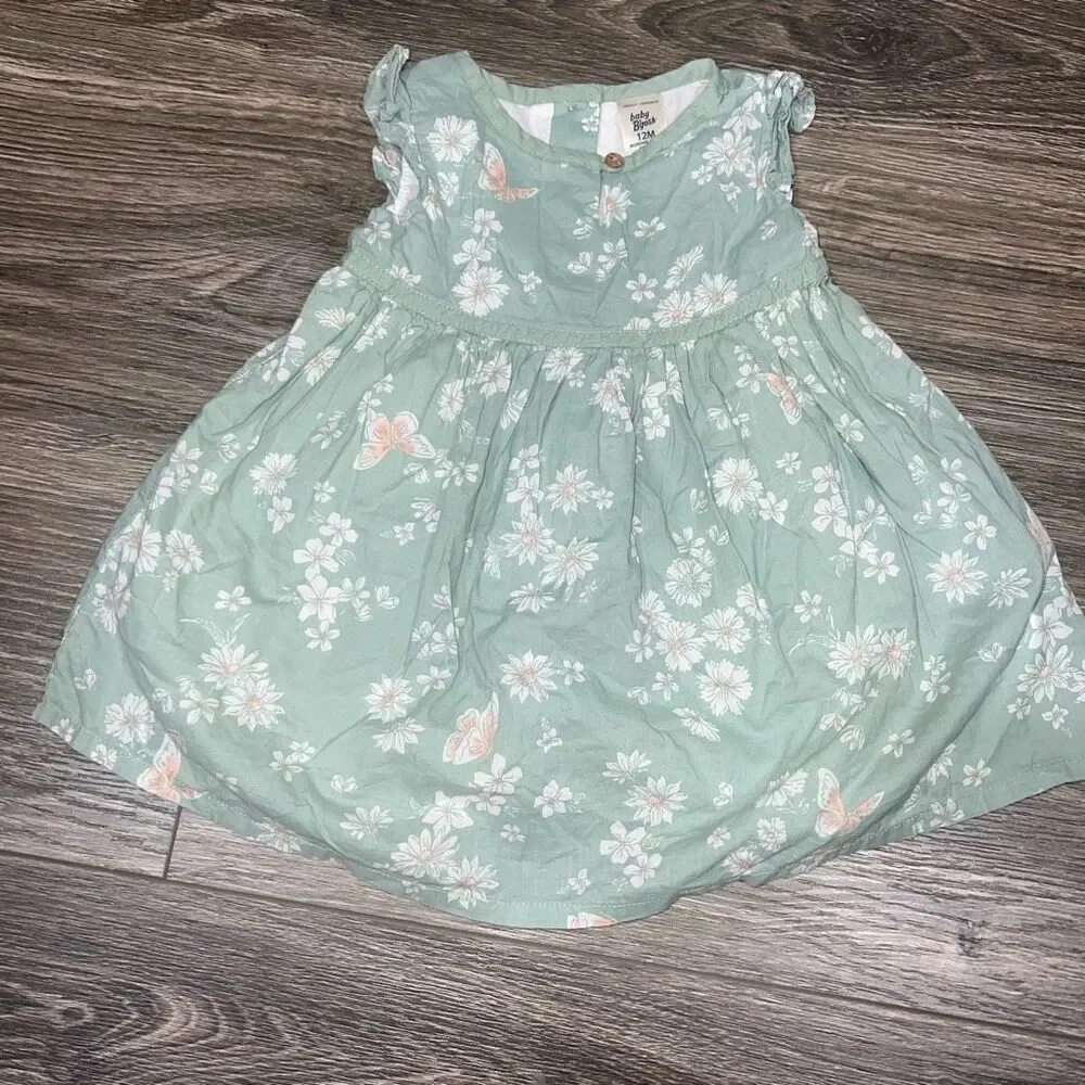🏈 Baby B'gosh Green Summer Dress